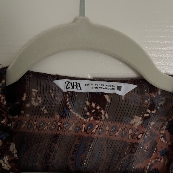 Zara boho long top/dress with long sleeves - Picture 3 of 5